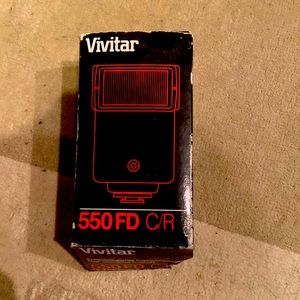 Vivitar 550FD C/R auto thyristor flash vintage